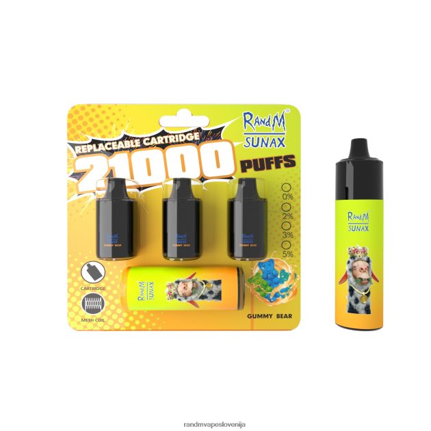 RandM Sunax 21000 zamenljiva naprava za nadzor pretoka zraka 1 kos kola 2D84FN276 RandM Vape Sale